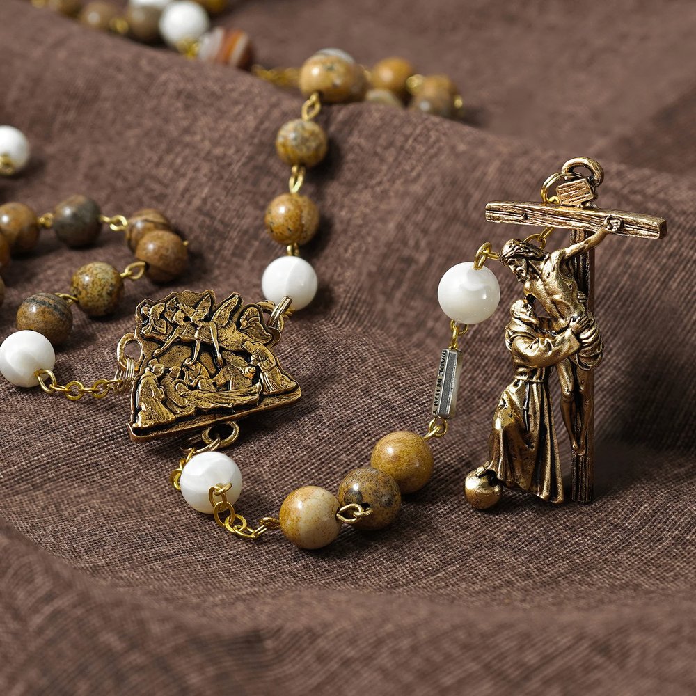 Ghirelli Gold Edition St. Francis Transitus Rosary