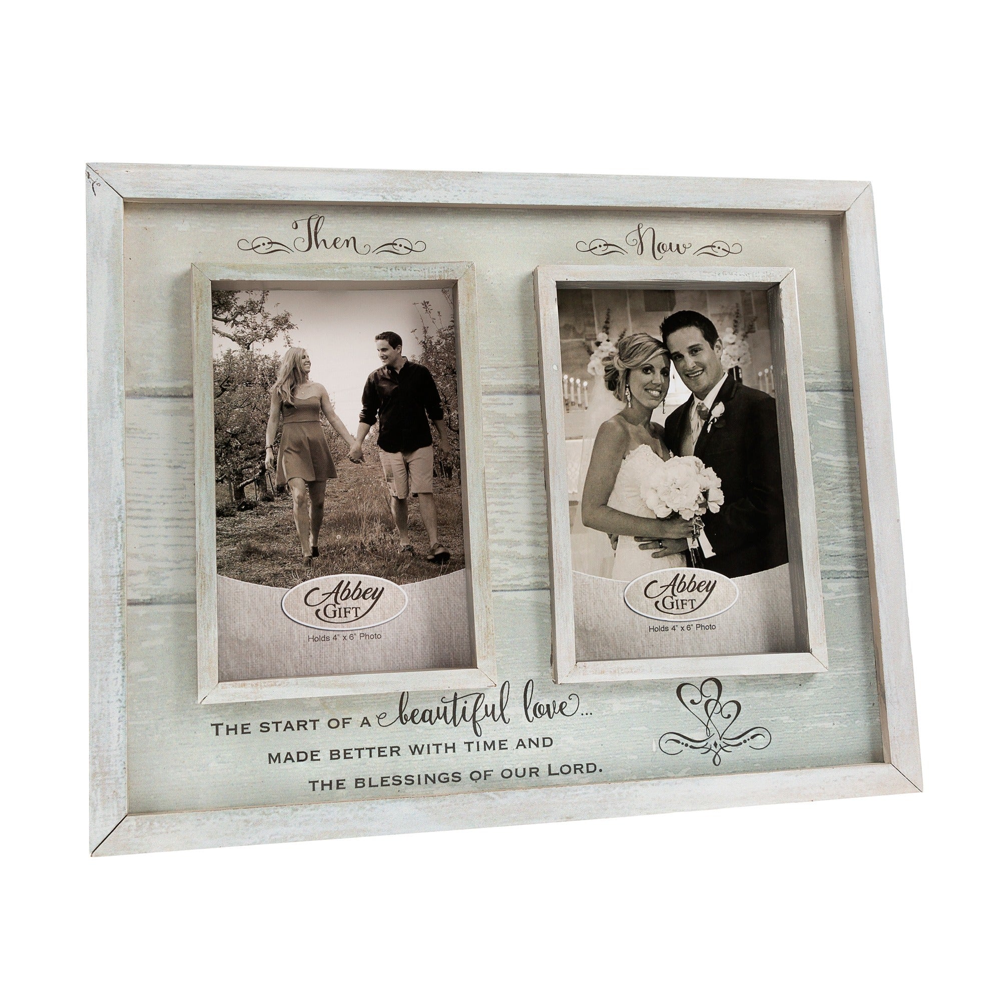 Then & Now Wedding/Anniversary Frame