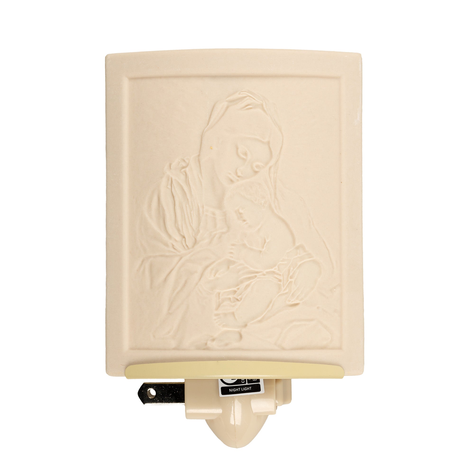 Sassoferrato Madonna & Child Porcelain Night Light