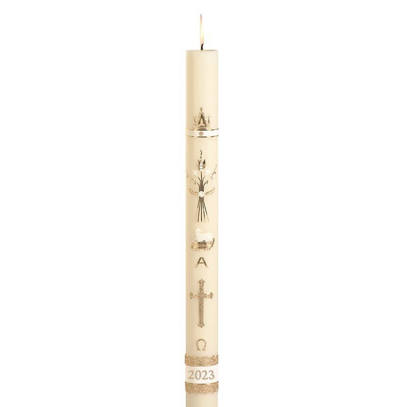 Ornamented Paschal Candle