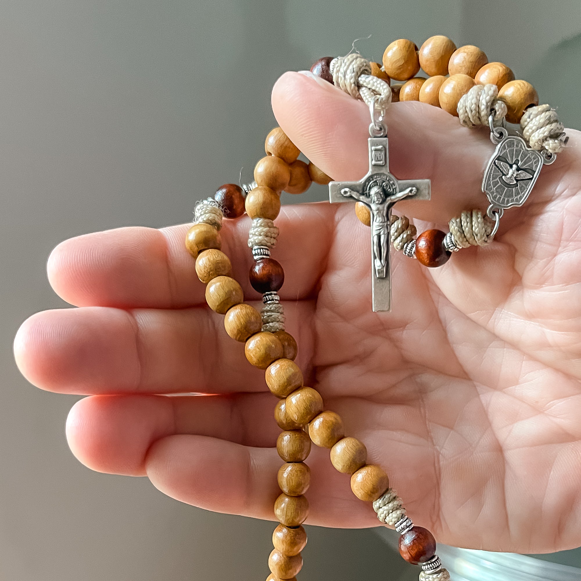 Wood & Paracord Family Rosary