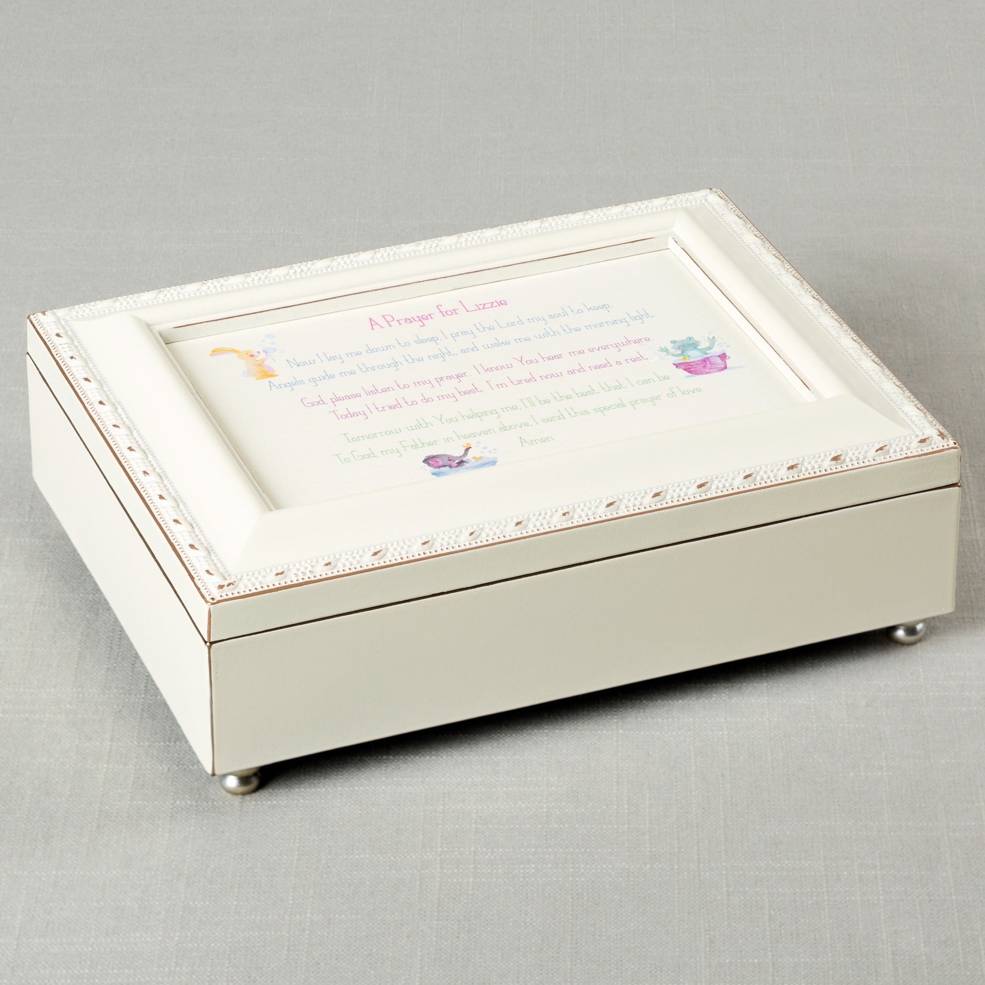 Personalized Good Night Prayer Music Box - Girl