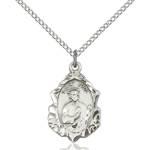 Sterling Silver St. Jude Pendant - 2508298