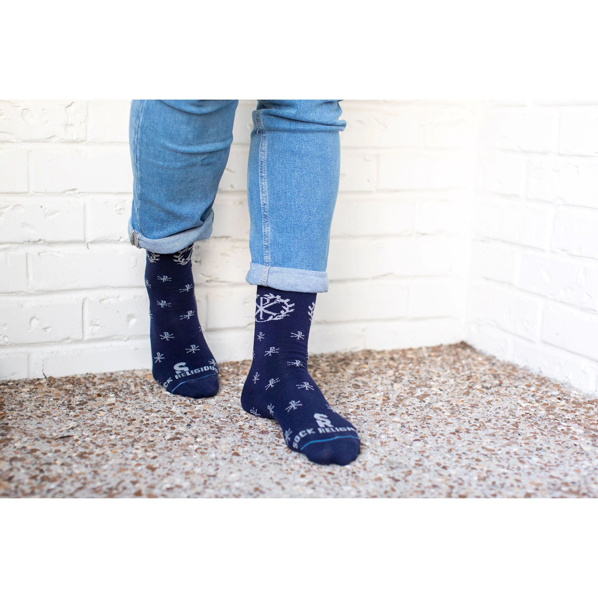 Chi Rho Adult Socks