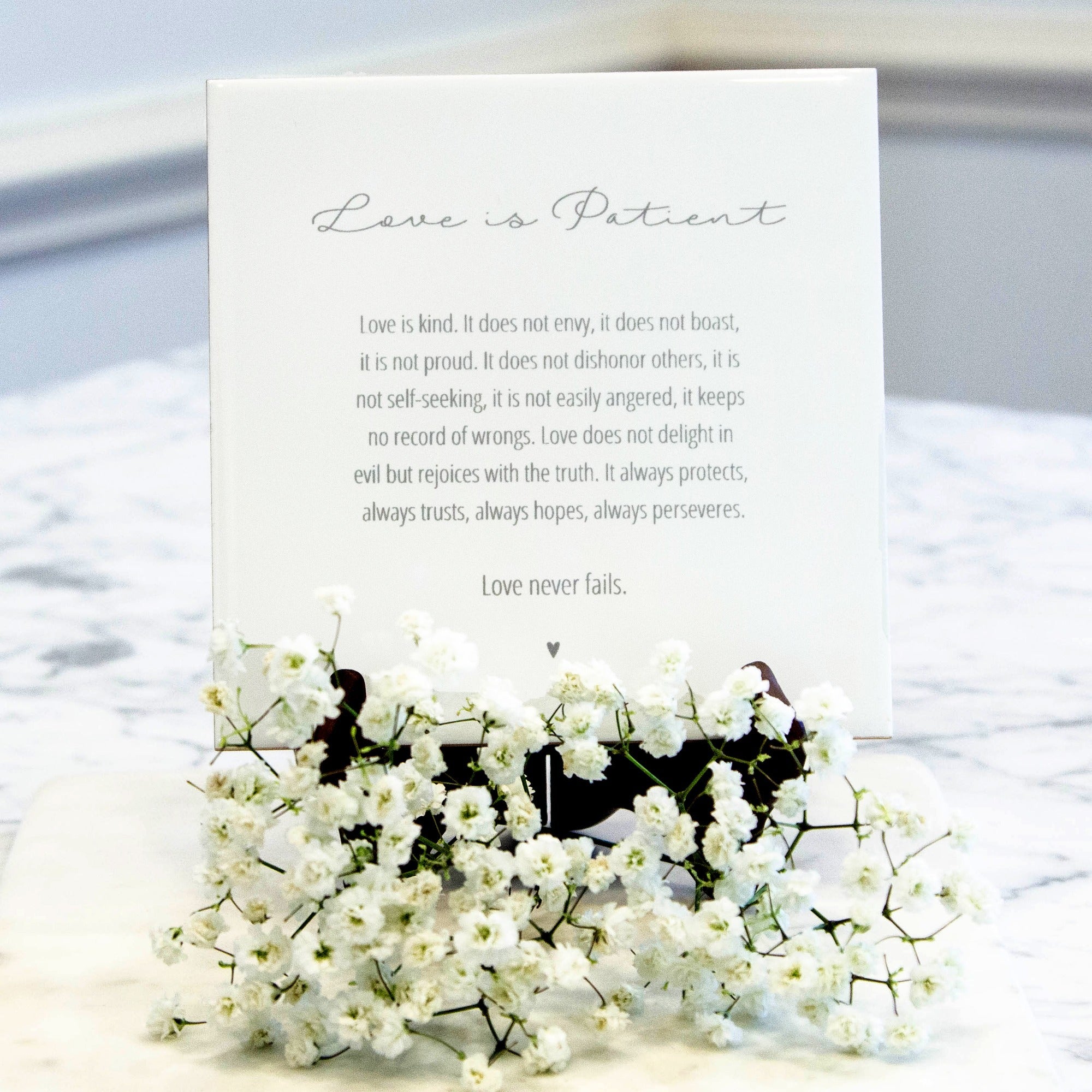 Love Is Patient Tile