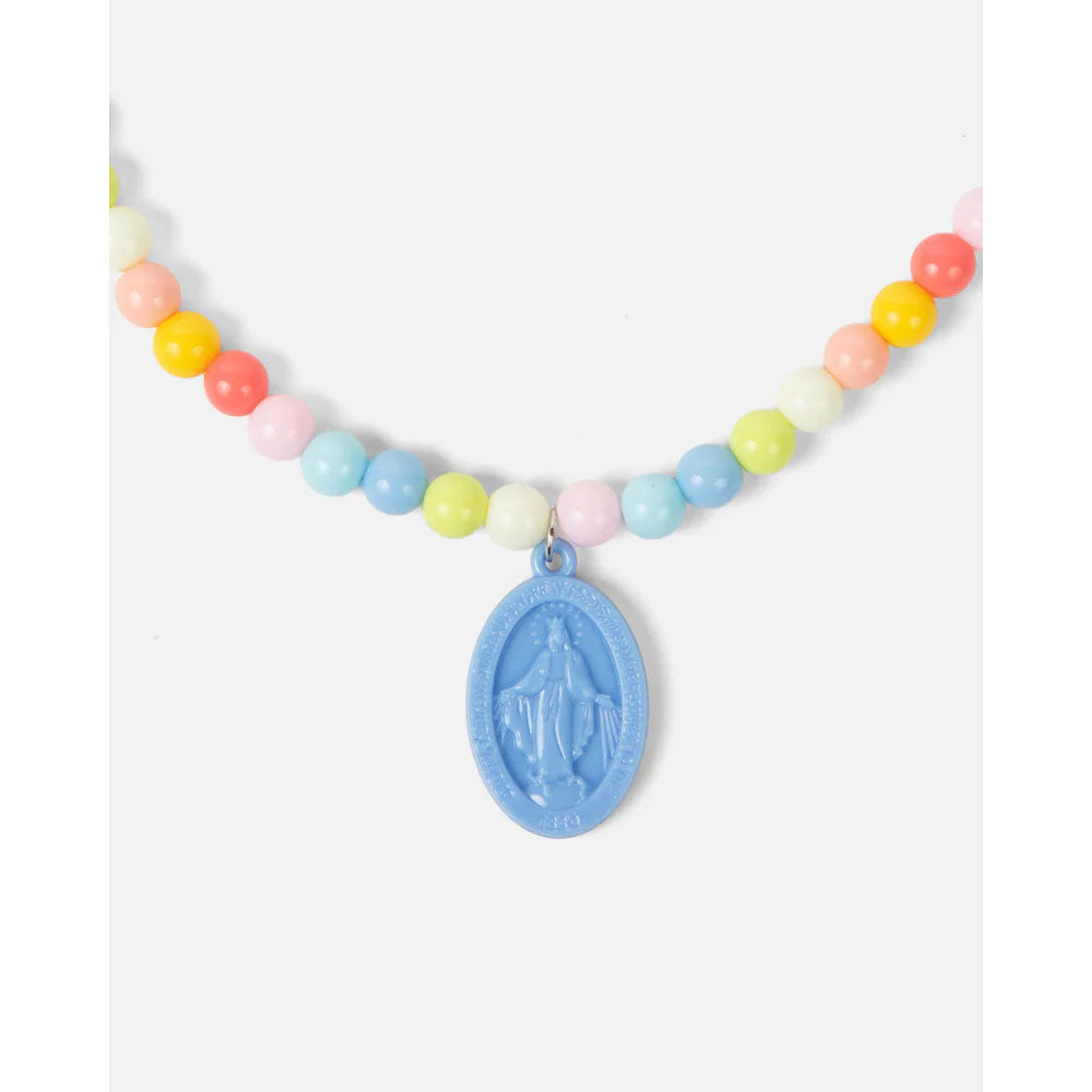 Be A Heart Children's Plastic Miraculous Medal Necklace