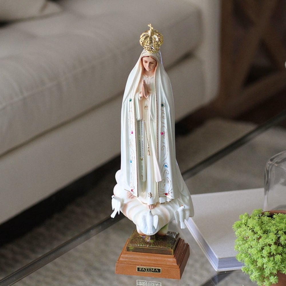 Our Lady of Fatima Statue - 16"