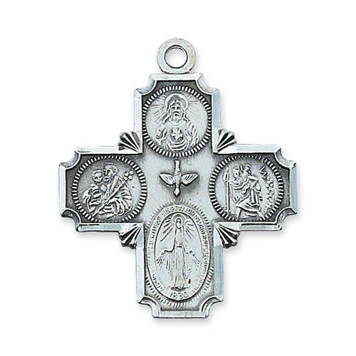 Sterling Silver 4-Way Pendant - 2600378
