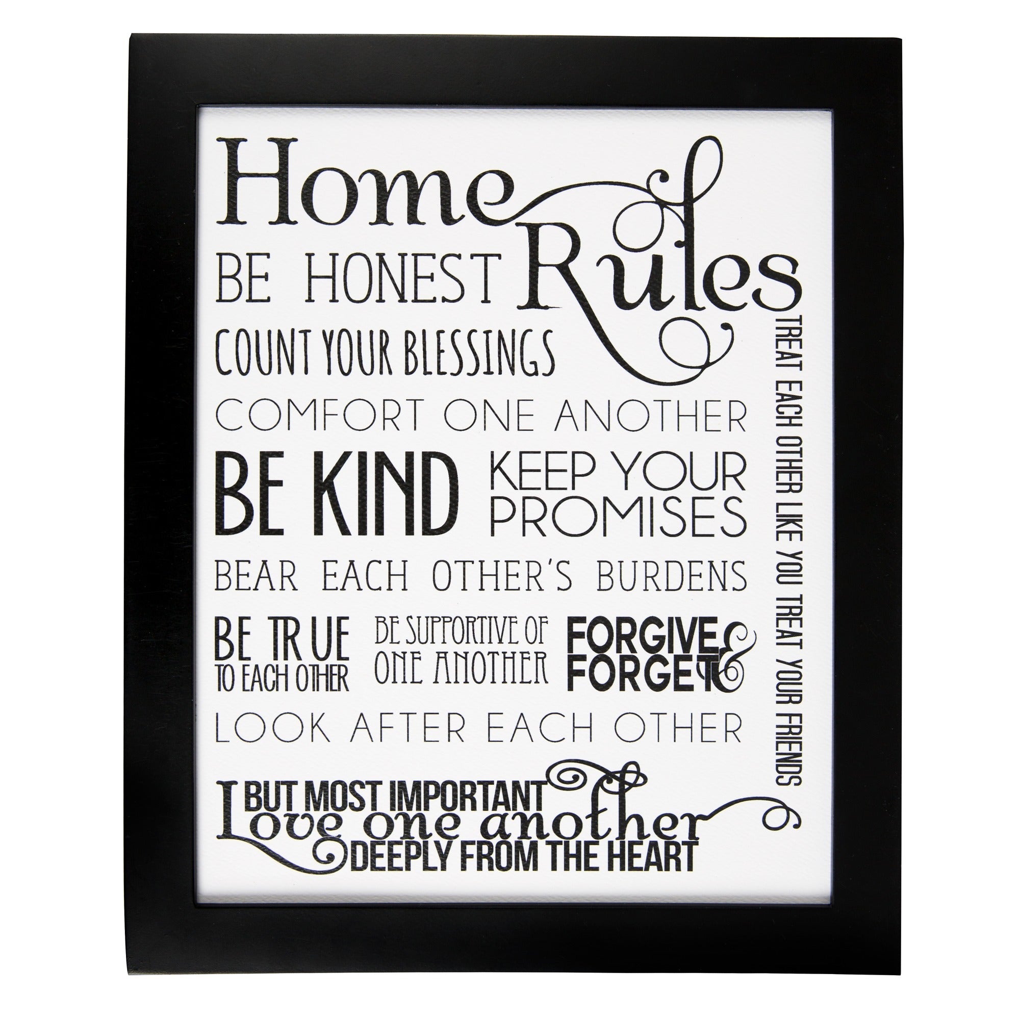 Home Rules Contemporary Print