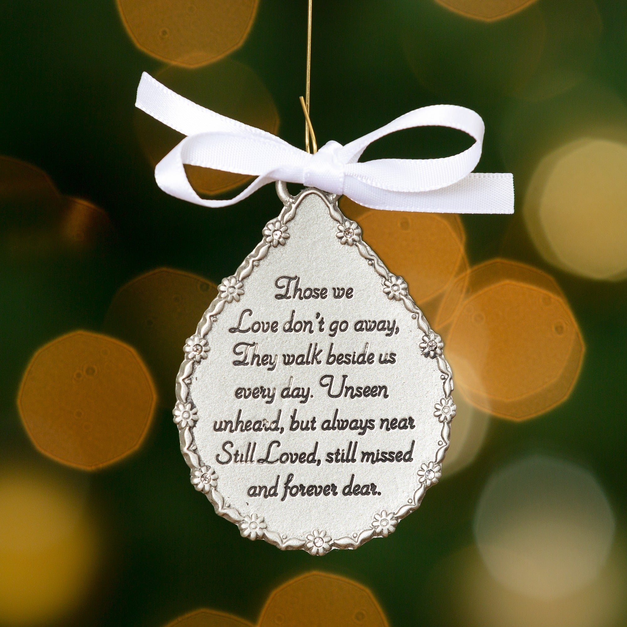 Tear-Shaped Memorial Ornament