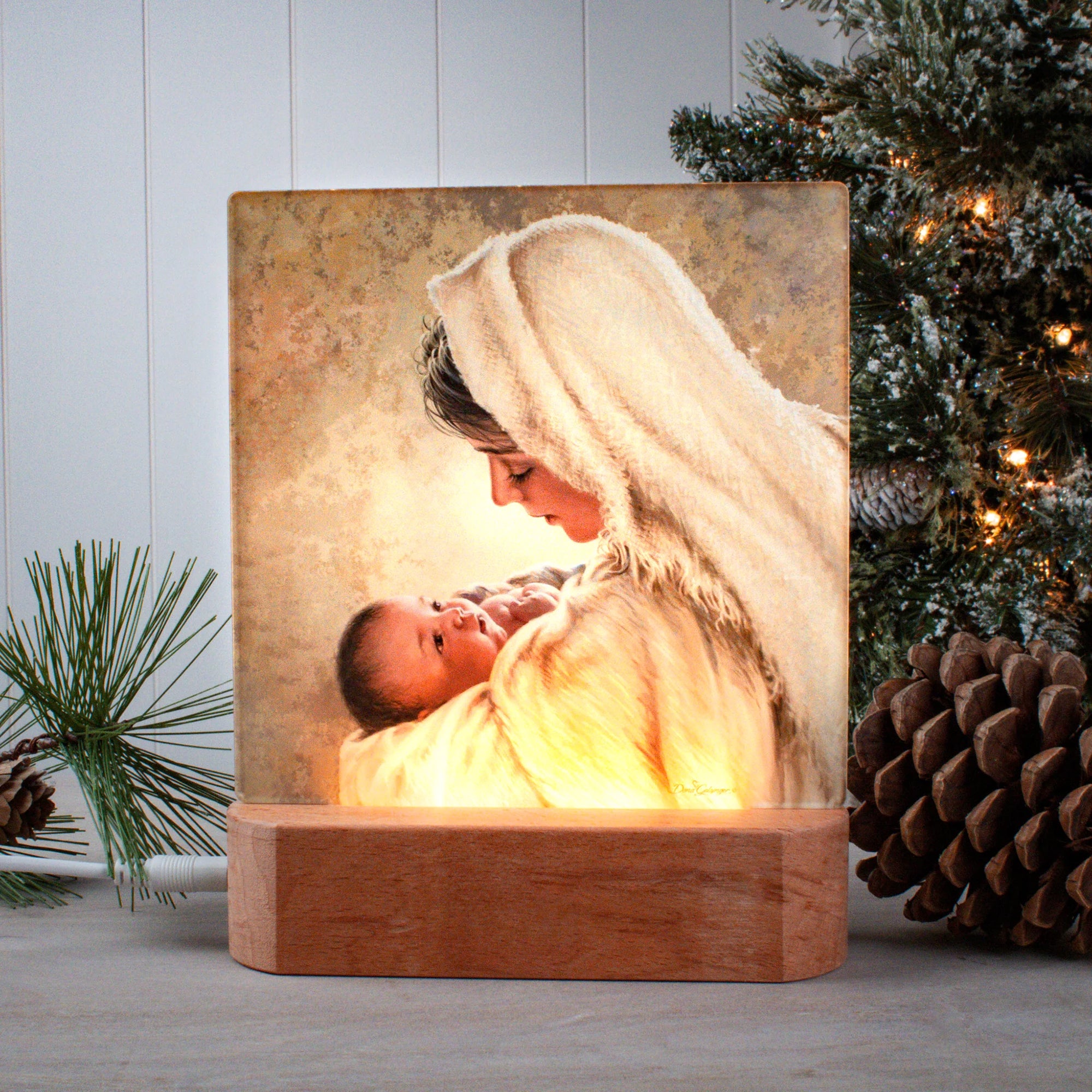 Madonna In Blue Nightlight By Catholic Company