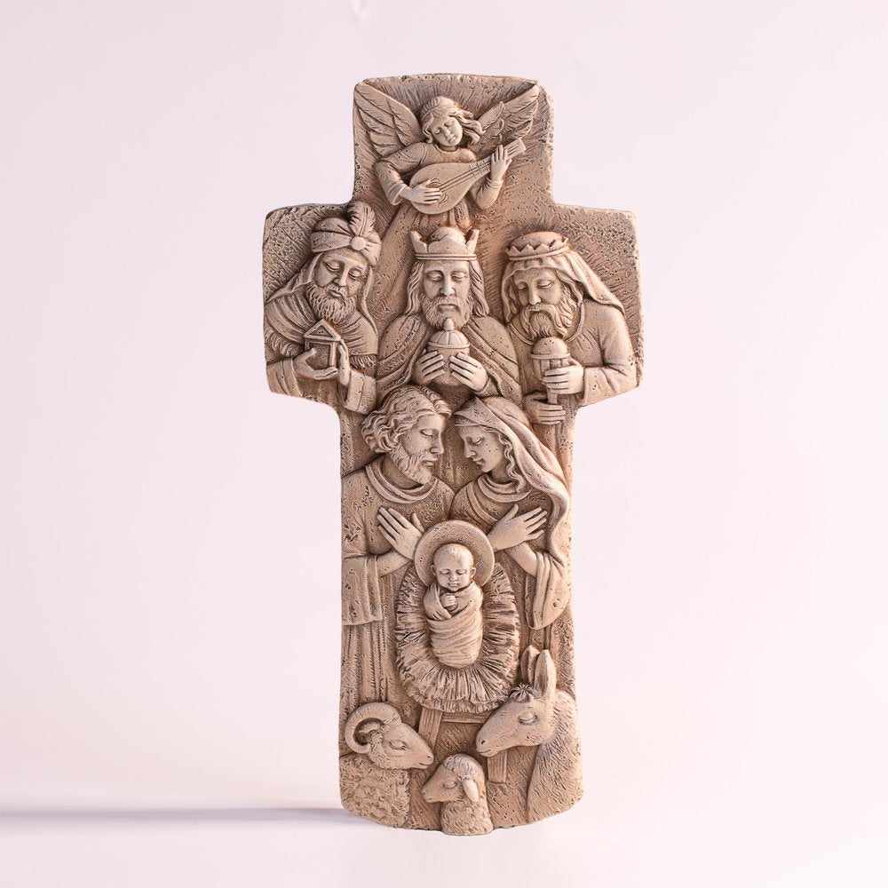 Nativity Wall Cross - 10"