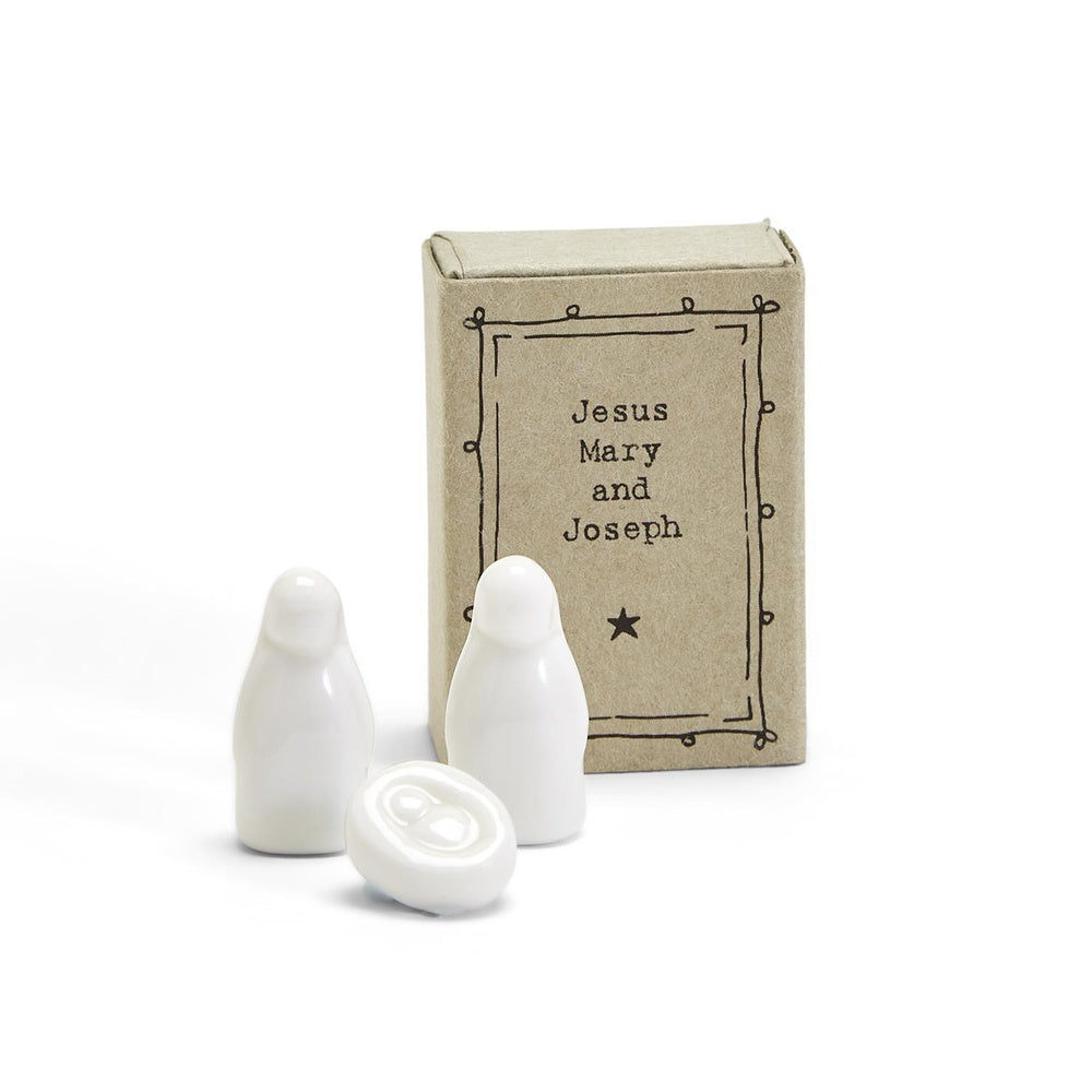 Matchbox Porcelain Holy Family Nativity