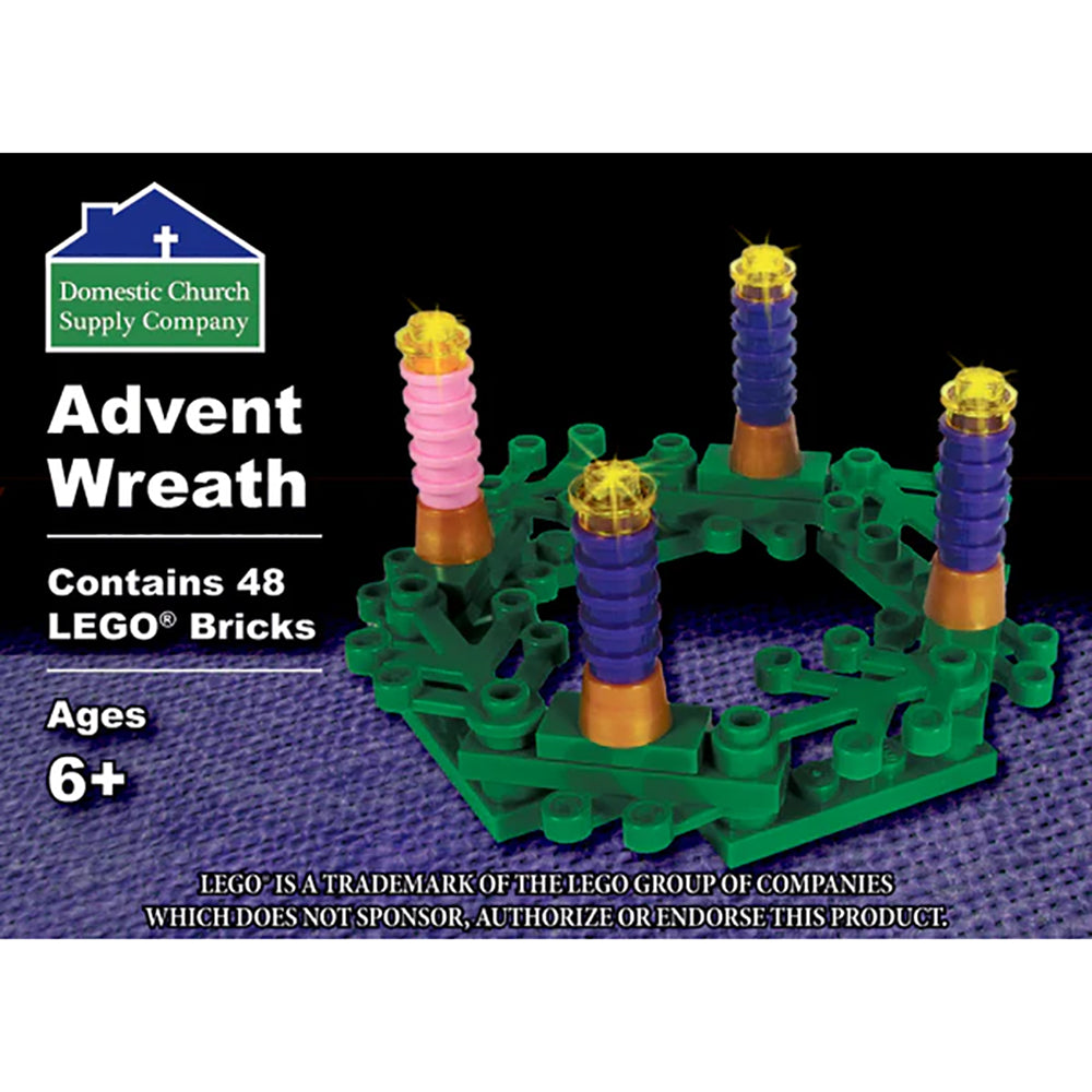 Advent Wreath Lego Set