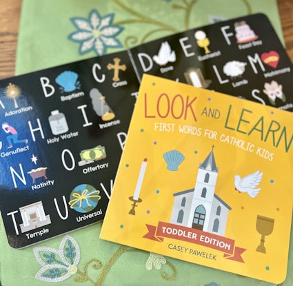 Look and Learn: First Words for Catholic Kids (Board Book)