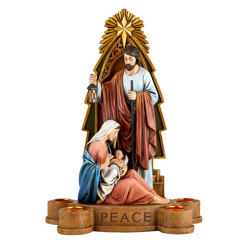 Peace Advent Candleholder