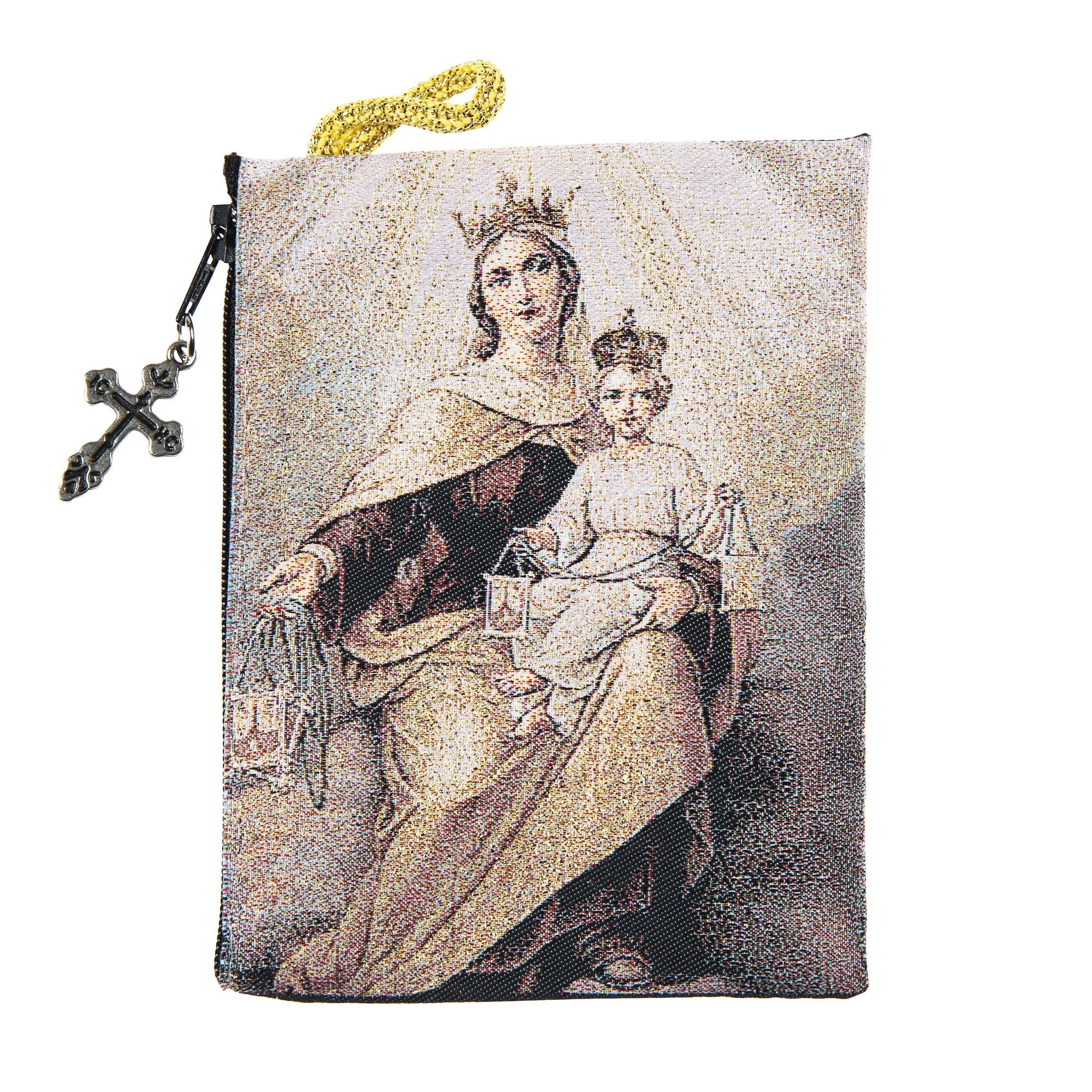 Our Lady of Mt. Carmel & Child Rosary Pouch