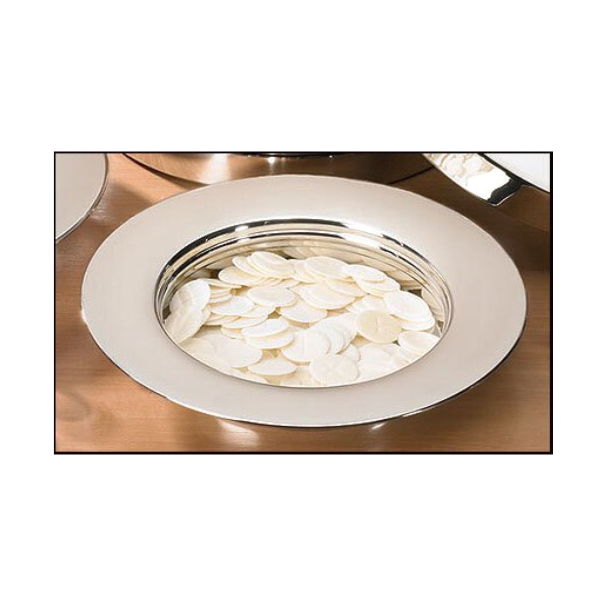 Stacking Bread Plate- Silver Finish