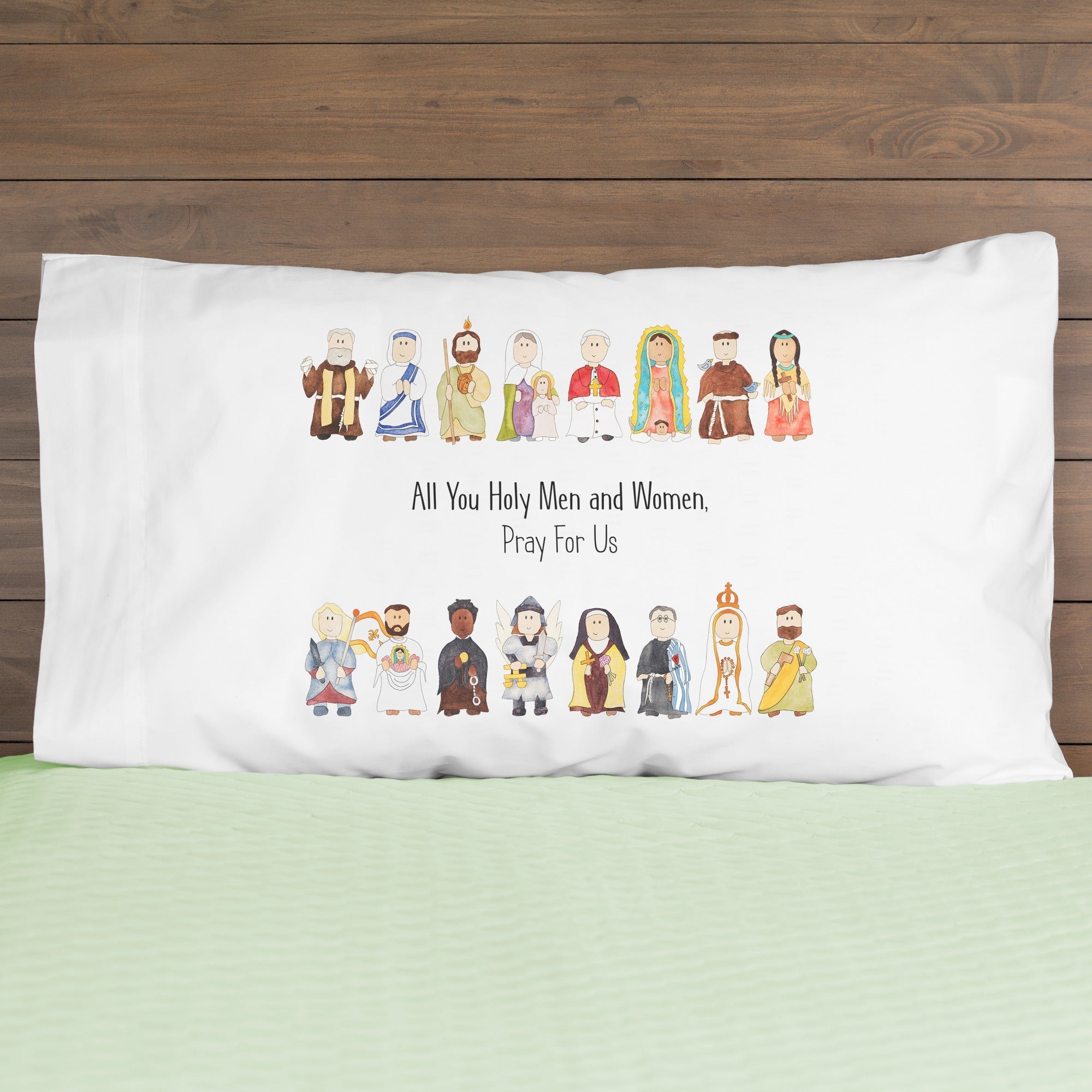 Junior Saints Litany of Saints Pillowcase
