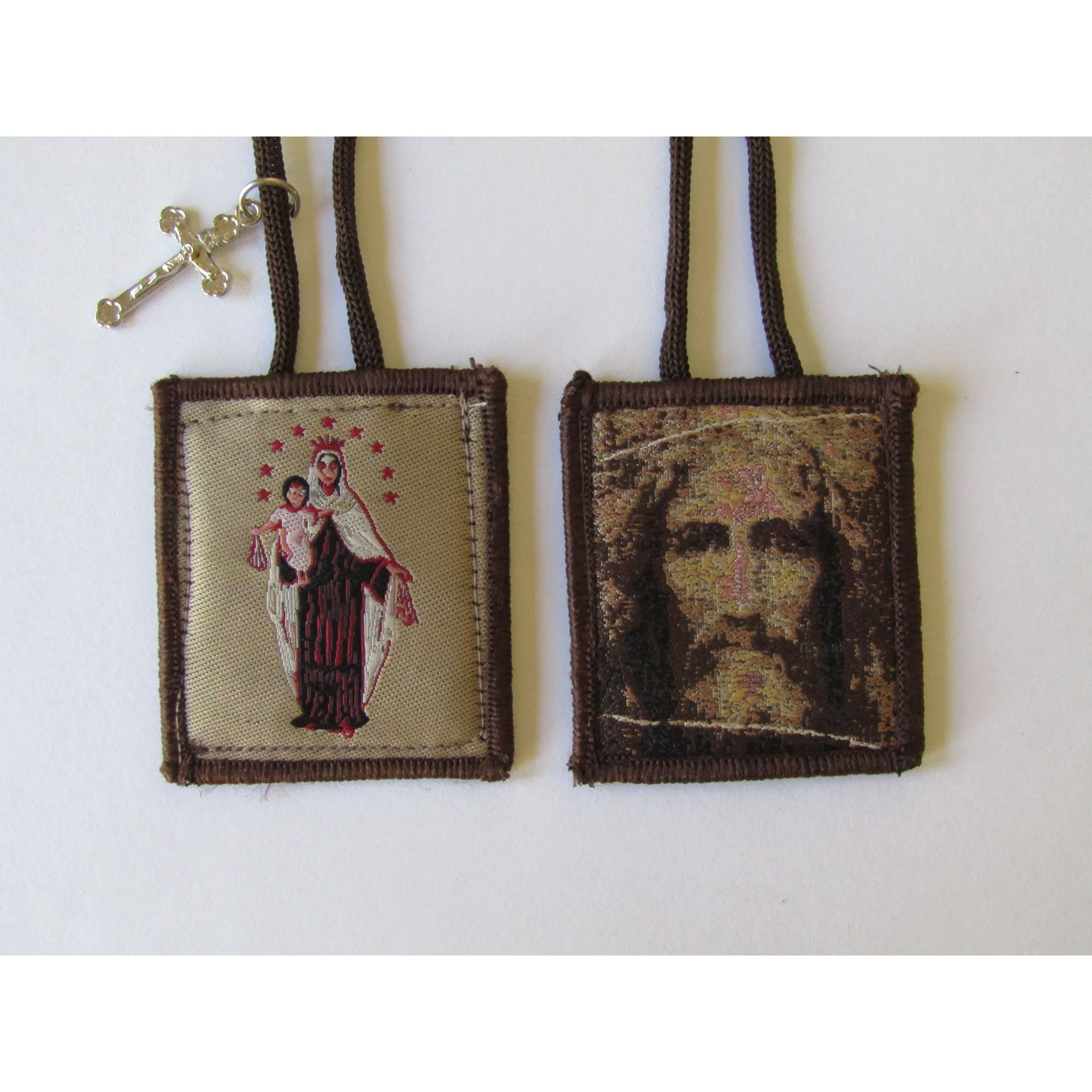 Holy Face Brown Scapular