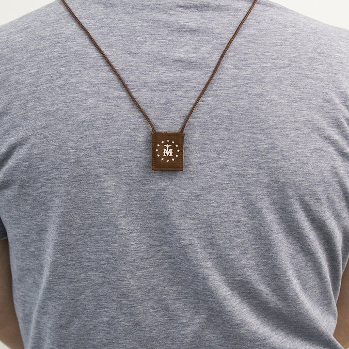 Premium Our Lady of Mt. Carmel Scapular - 17"