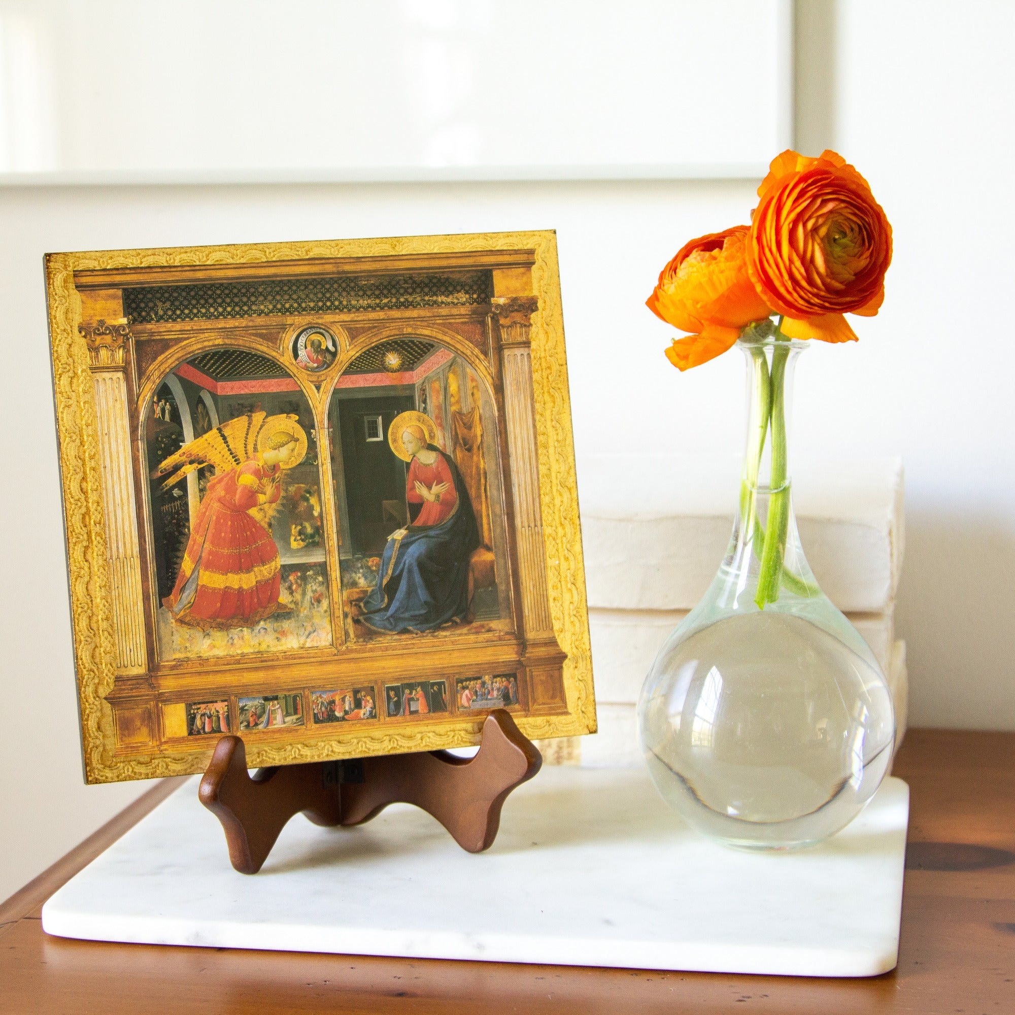 The Annunciation Italian Plaque