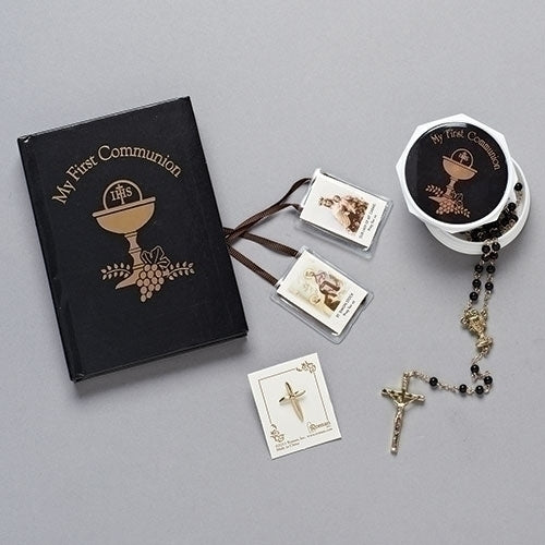 Boy's First Communion Prayer Book & Accessory Set - 5 Pieces
