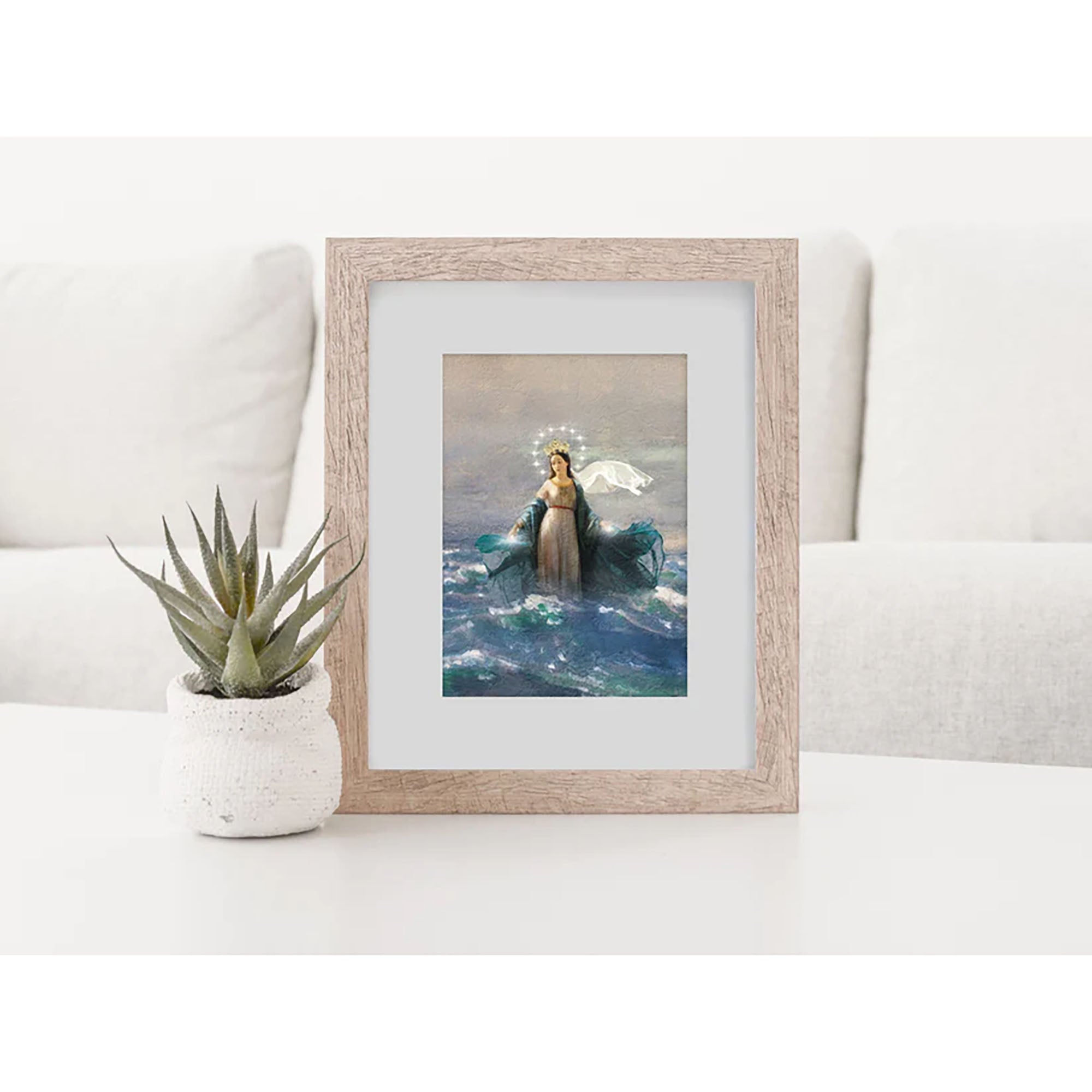 Stella Maris Star of the Sea Unframed Print - 8" x 10"