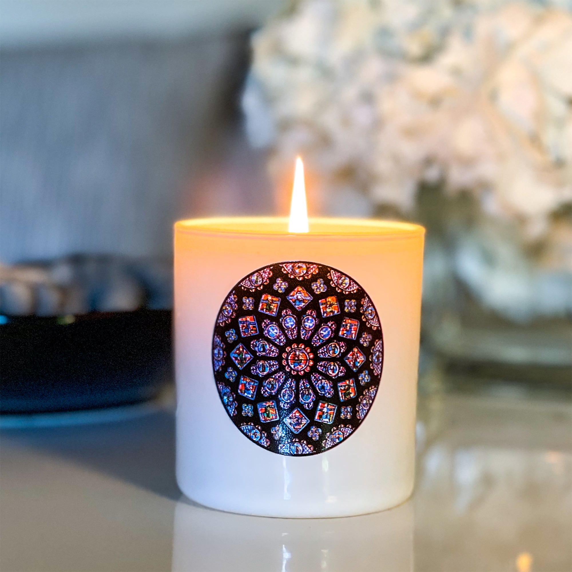 Chartres Cathedral North Rose Window Candle