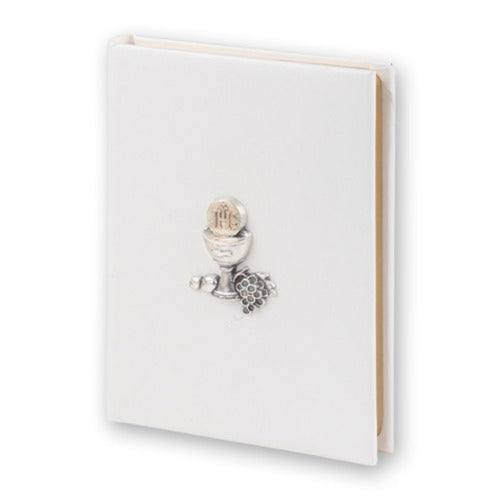 White First Communion Missal With Chalice