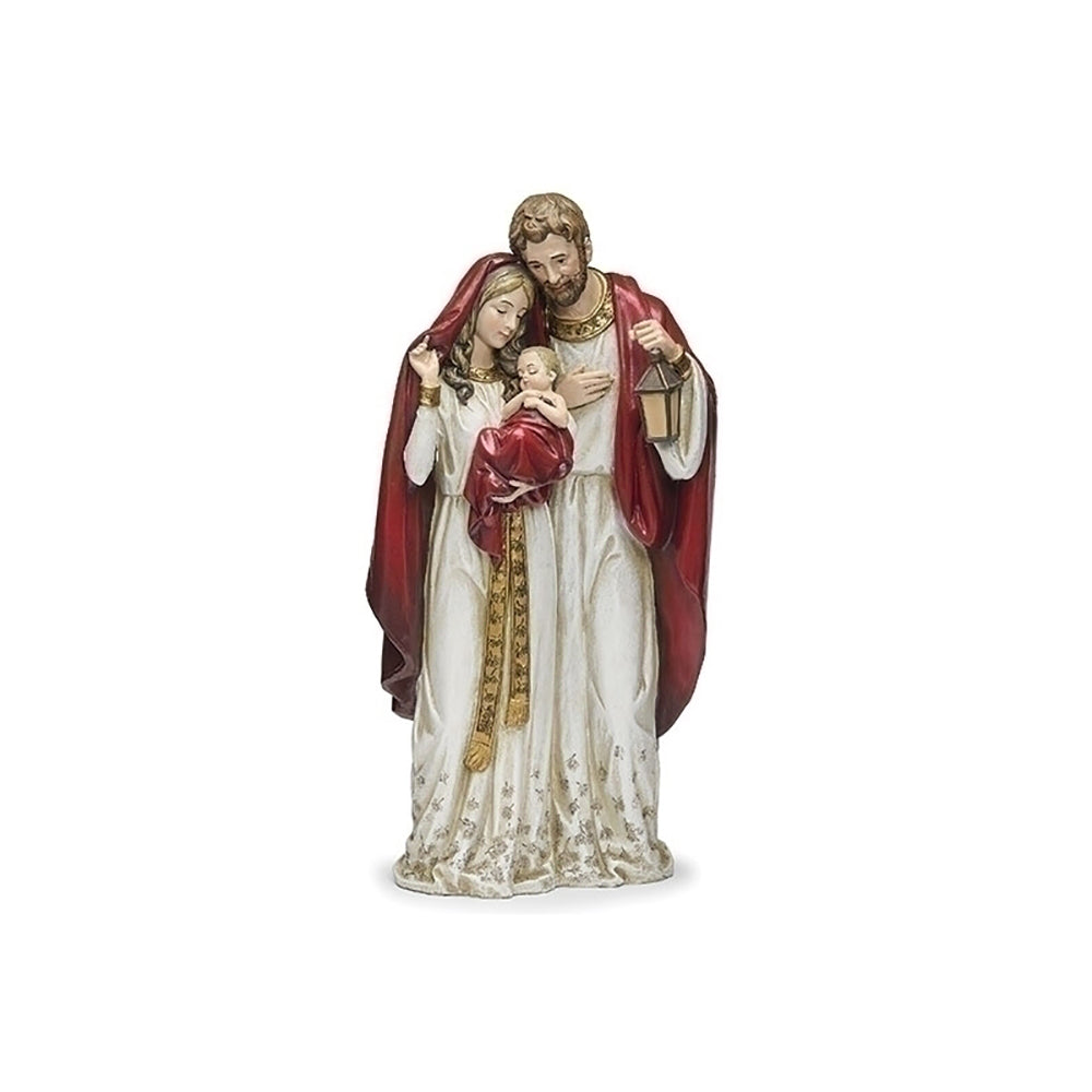 Royal Red Holy Family One-Piece Nativity Statue - 12.75"