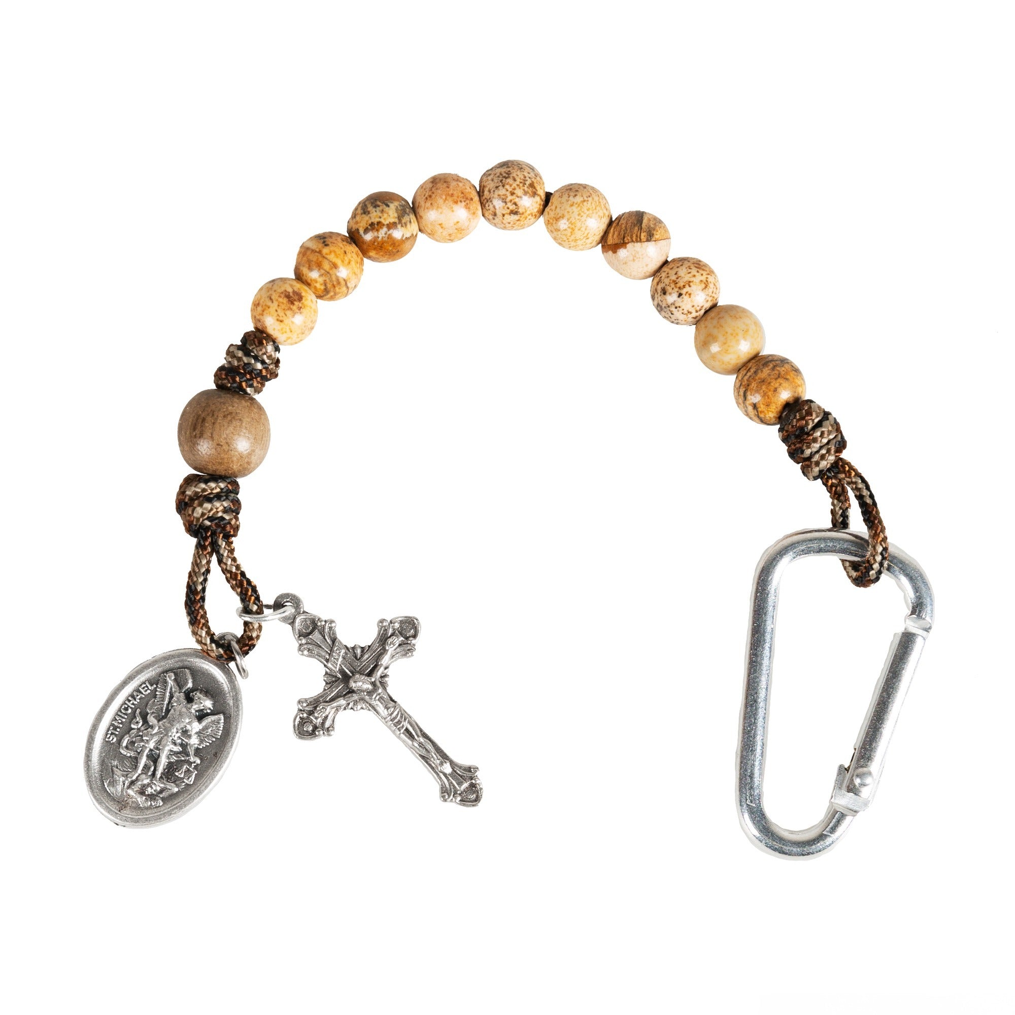 St. Michael Brave Beads Paracord Tenner Rosary