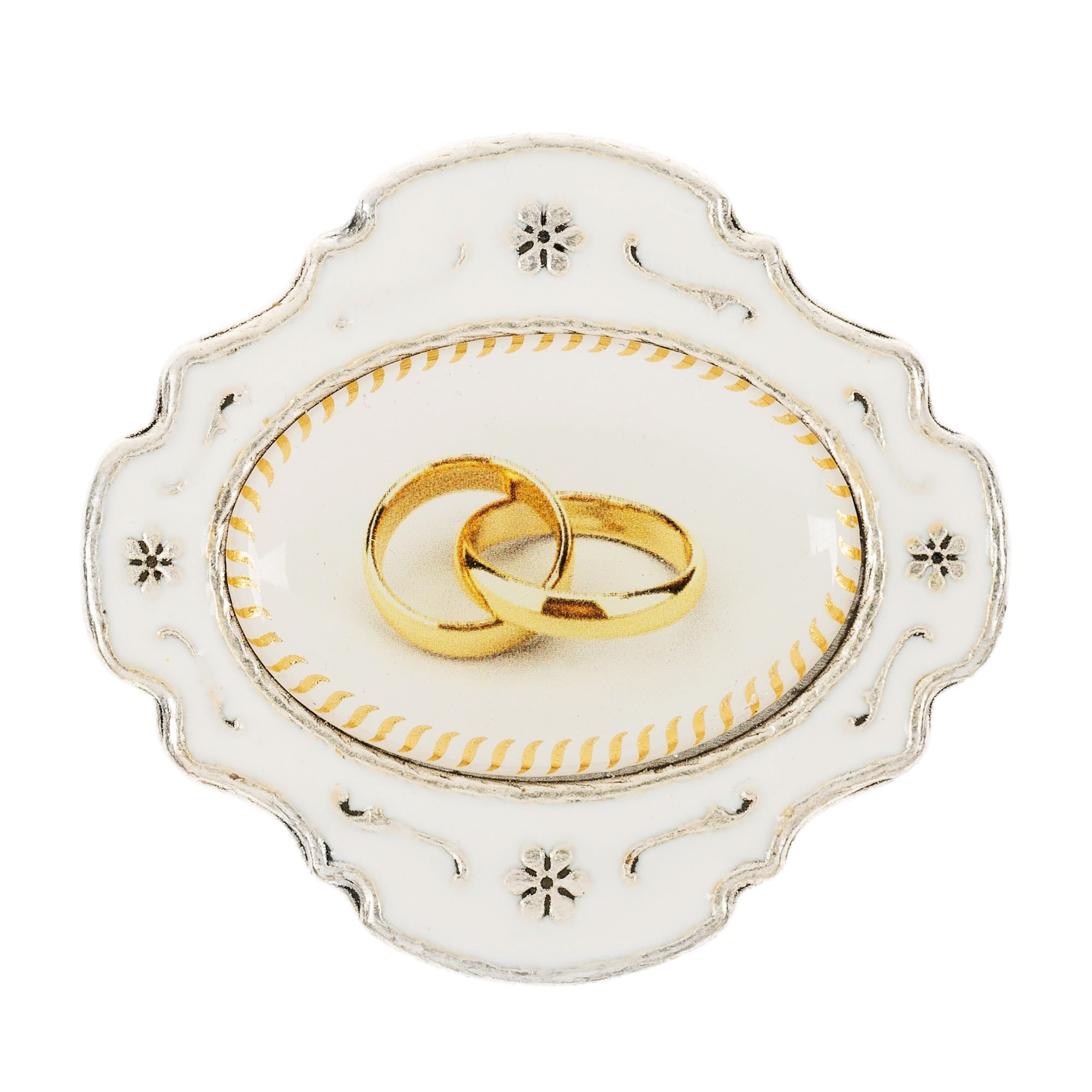 Wedding Rosary Holder and Pearl Rosary