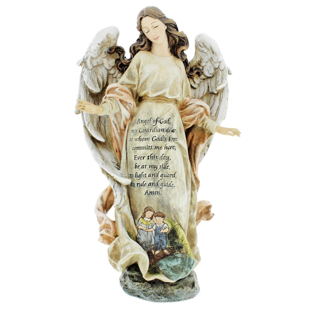 Guardian Angel Prayer Statue