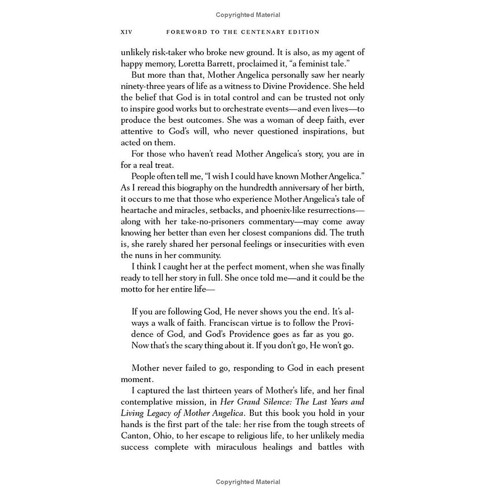 Mother Angelica - The Remarkable Story of a Nun, Her Nerve, and a Network of Miracles