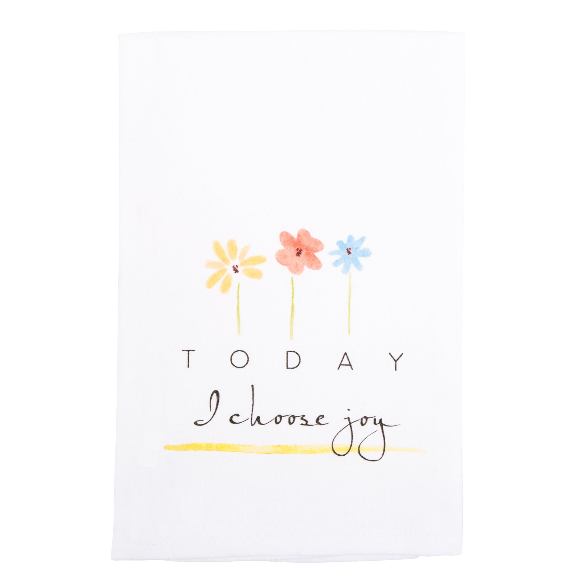 Choose Joy Flour Sack Dish Towel