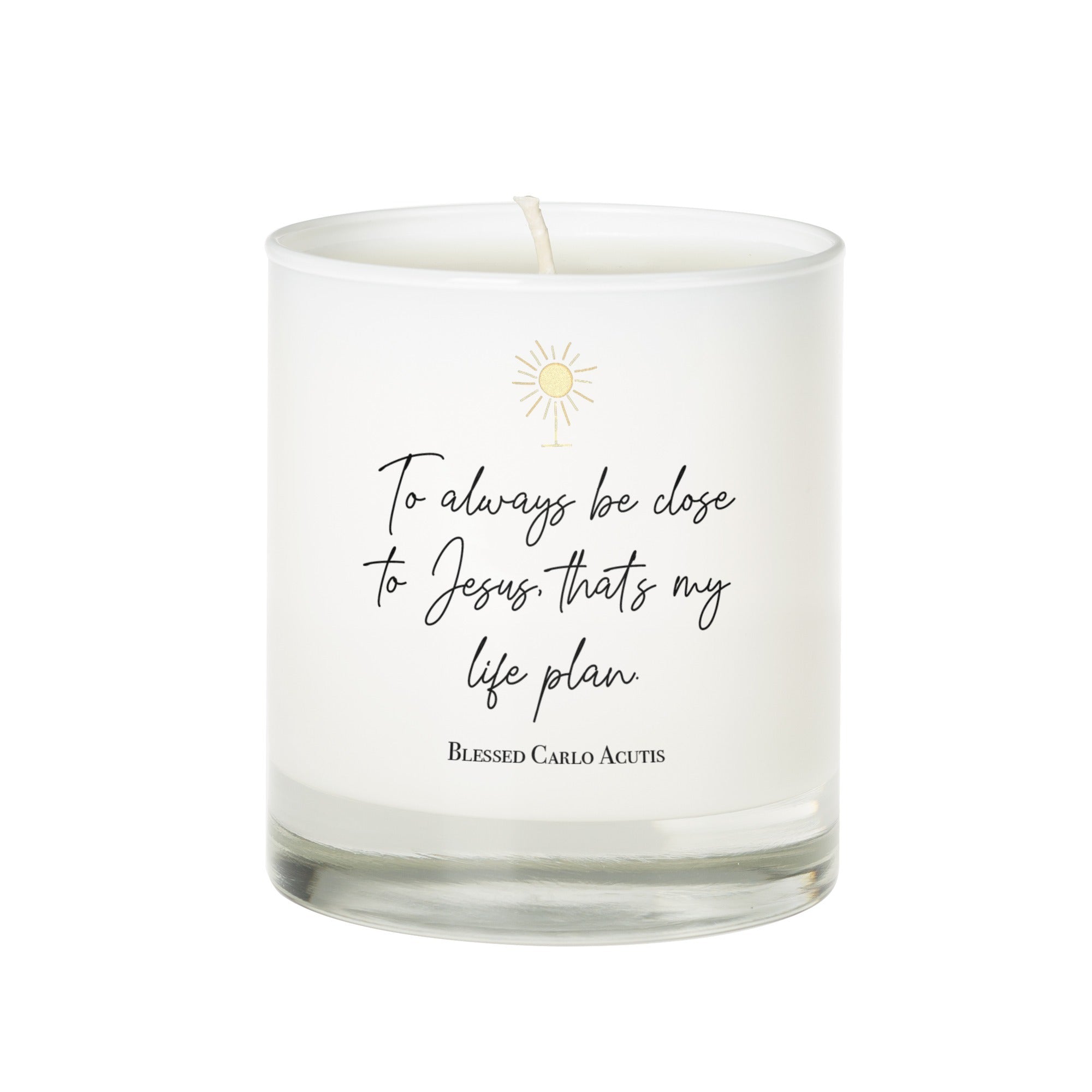 St. Carlo Acutis "My Life Plan" Candle