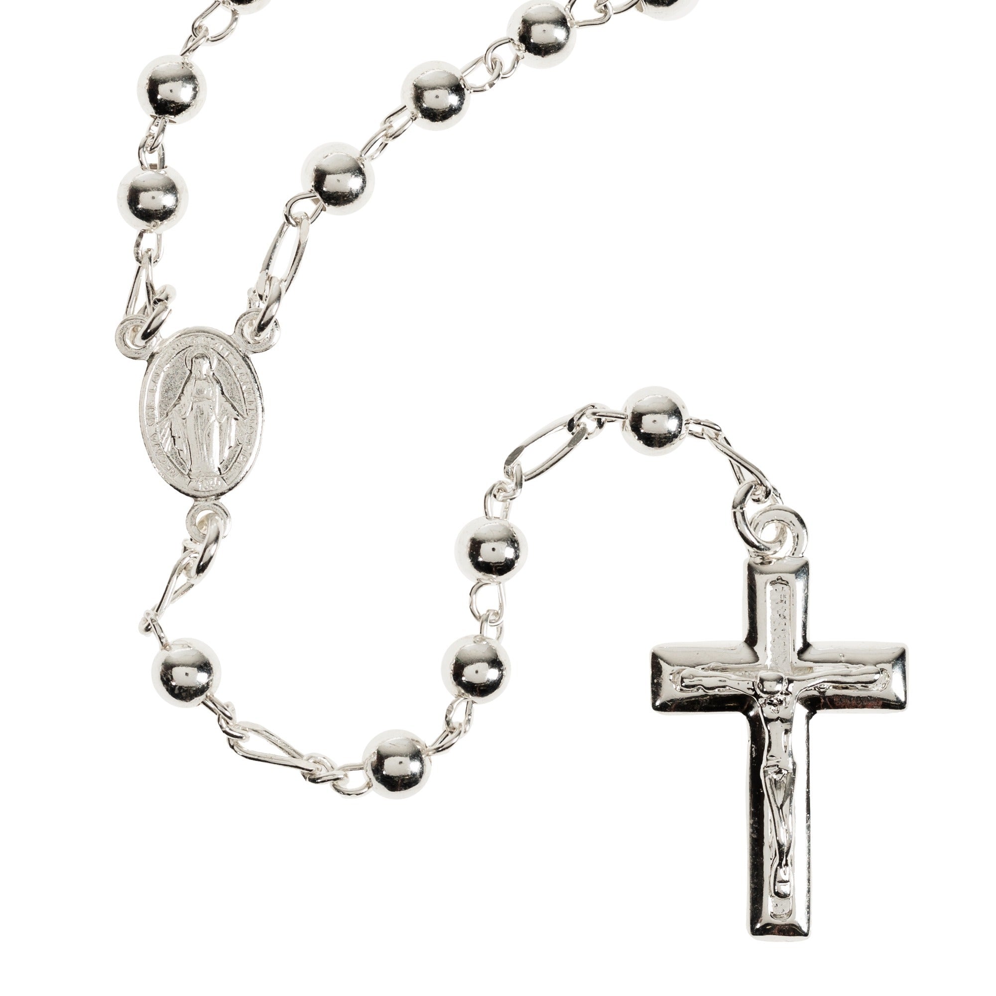 Petite Sterling Silver Italian Rosary