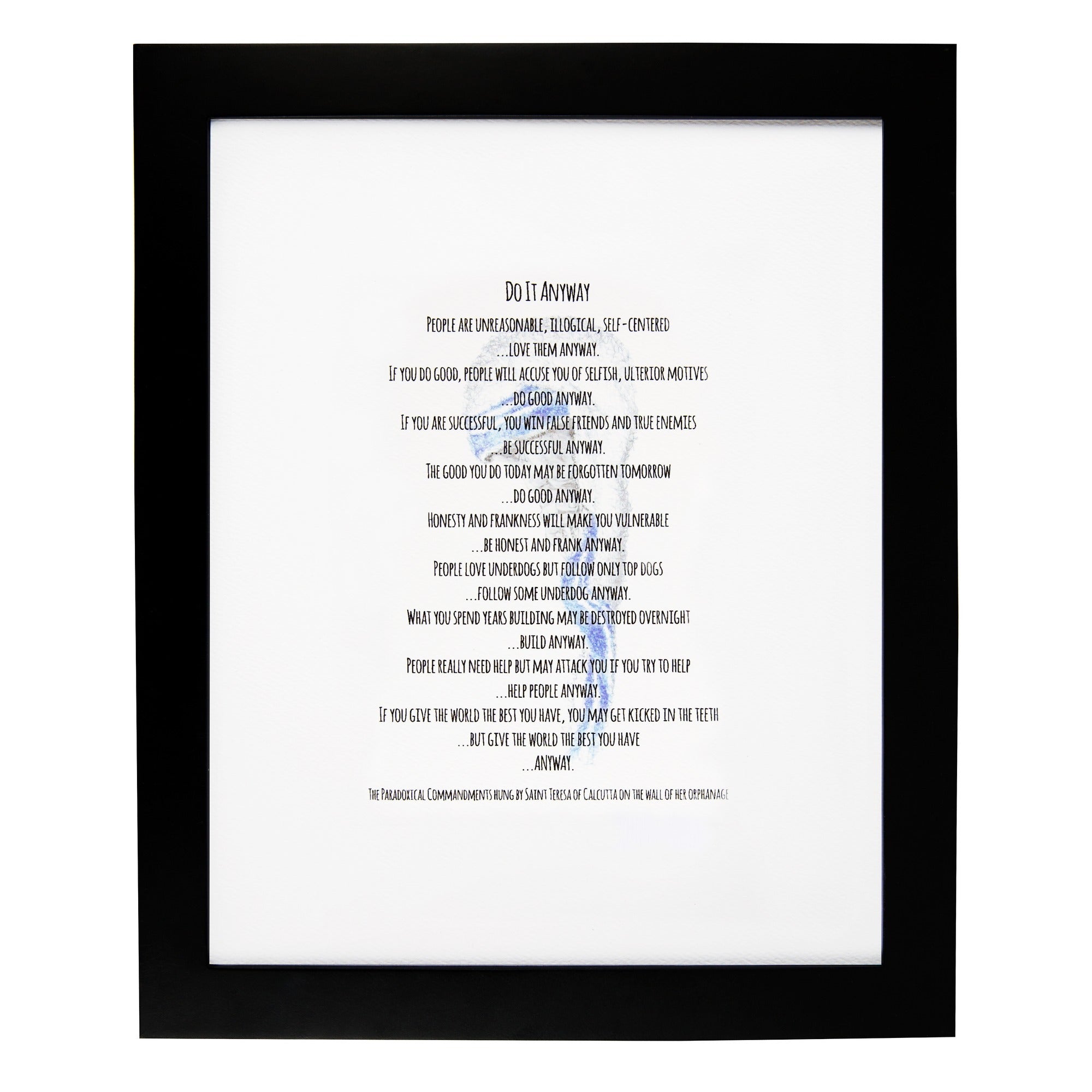 Do It Anyway Framed Print