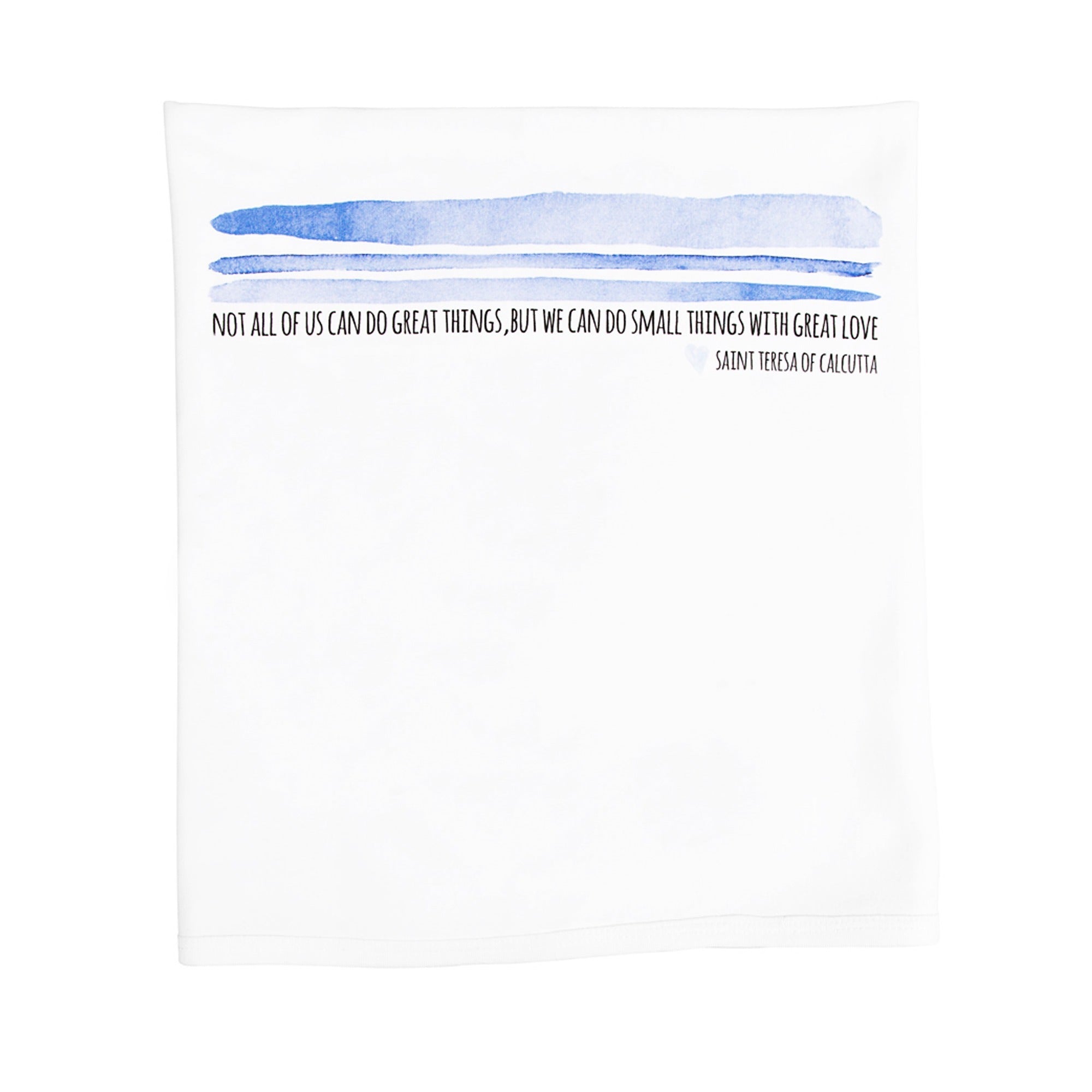 Saint Teresa Great Love Baby Blanket