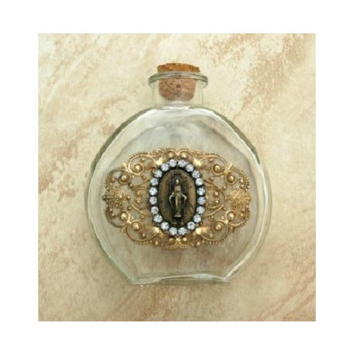 Vintage Miraculous Medal Holy Water Bottle