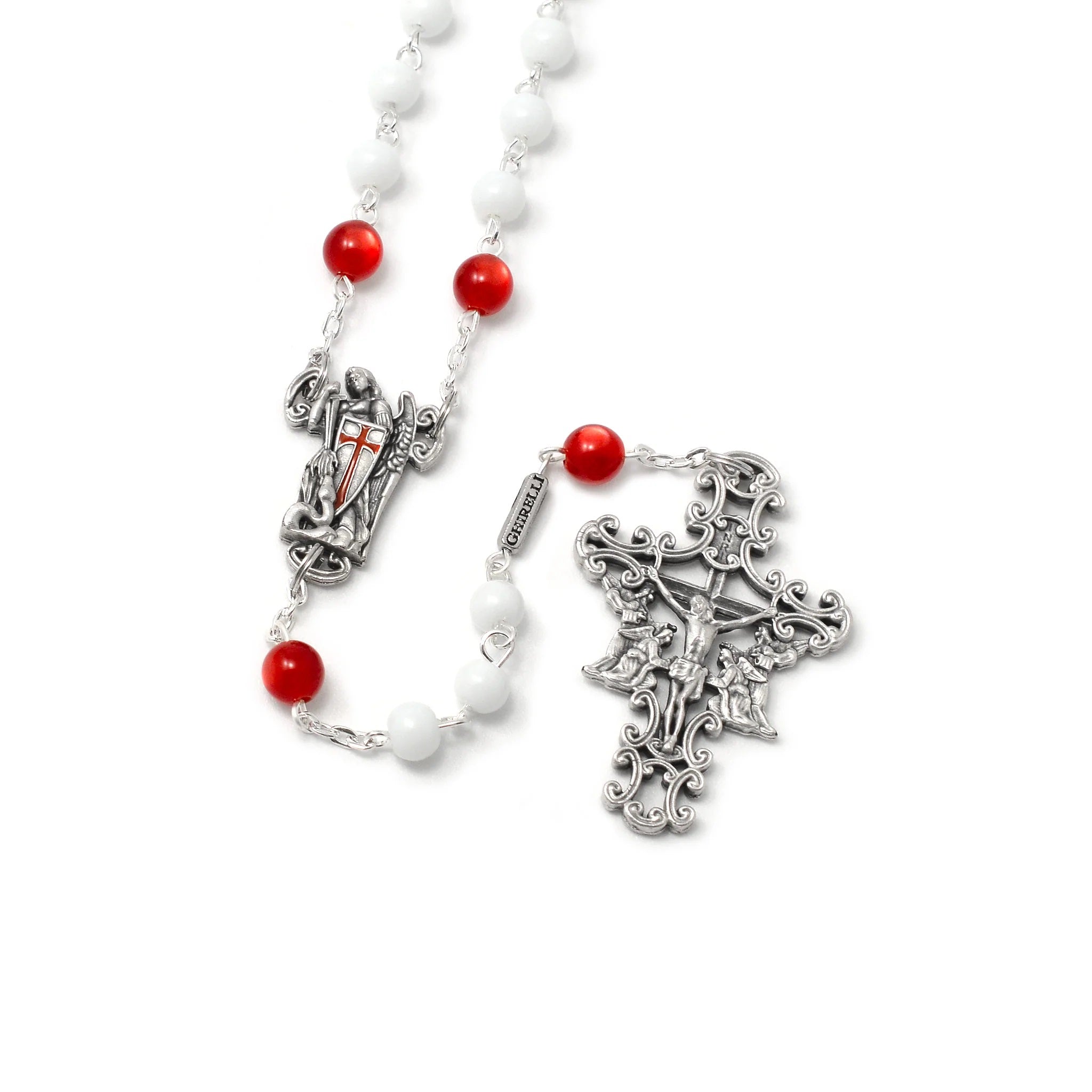 Ghirelli St. Michael Bohemian Glass Rosary