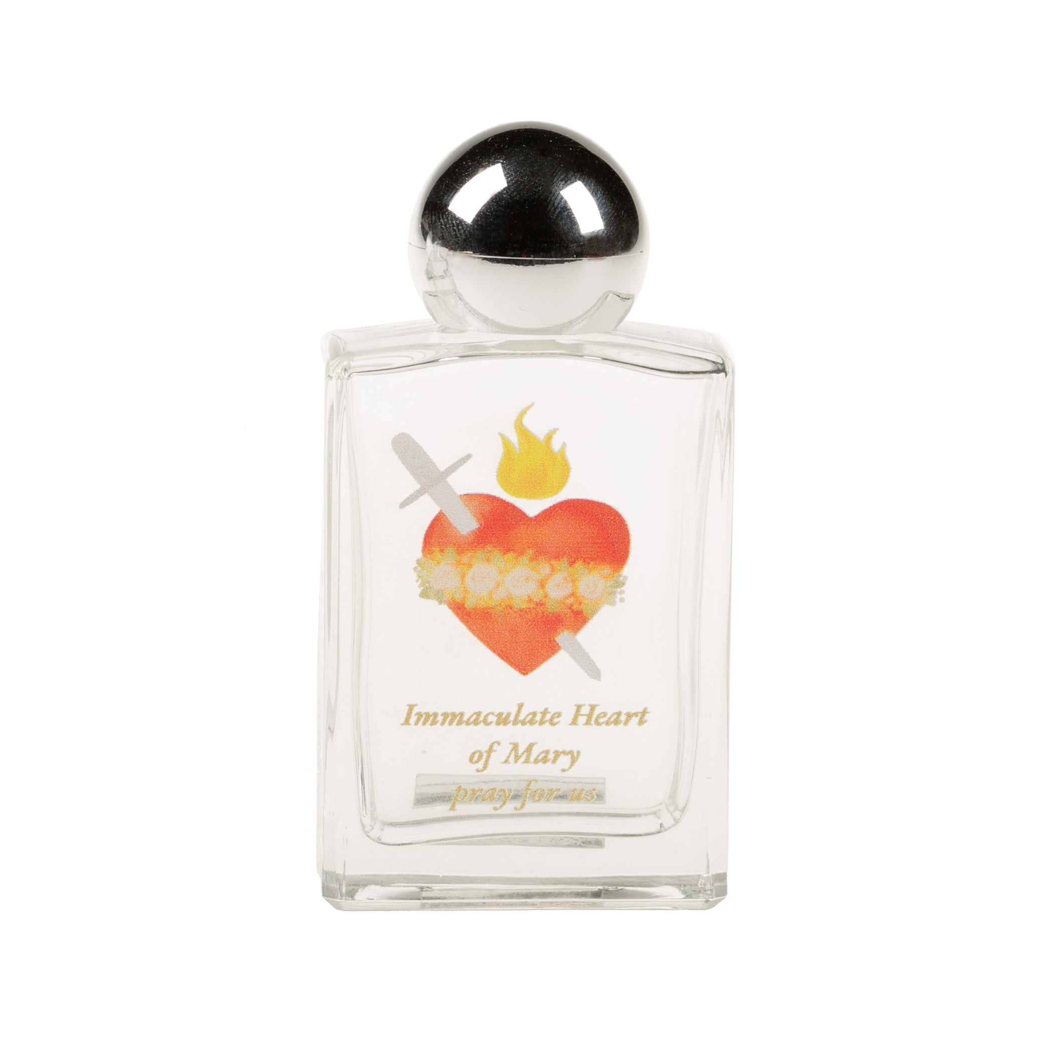 Immaculate Heart of Mary Holy Water Bottle