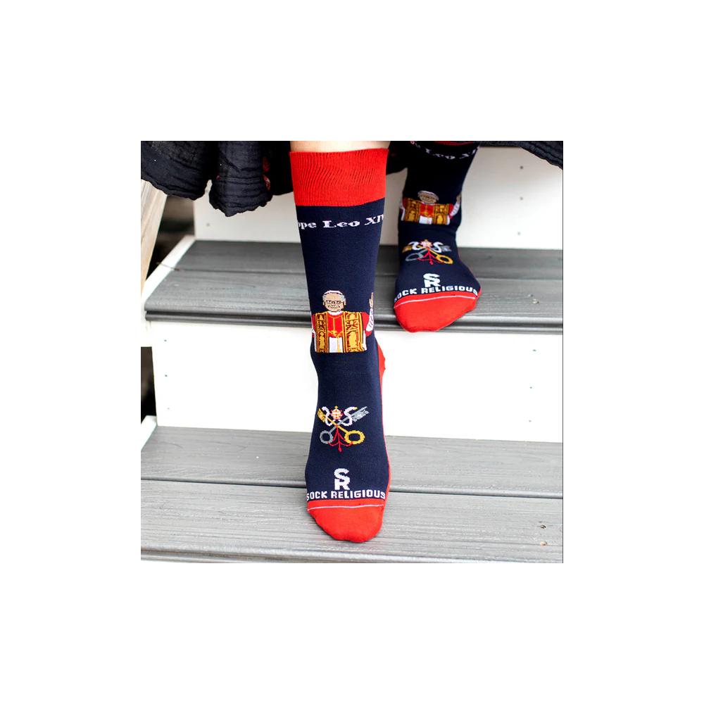 Pope Leo XIV Adult Socks