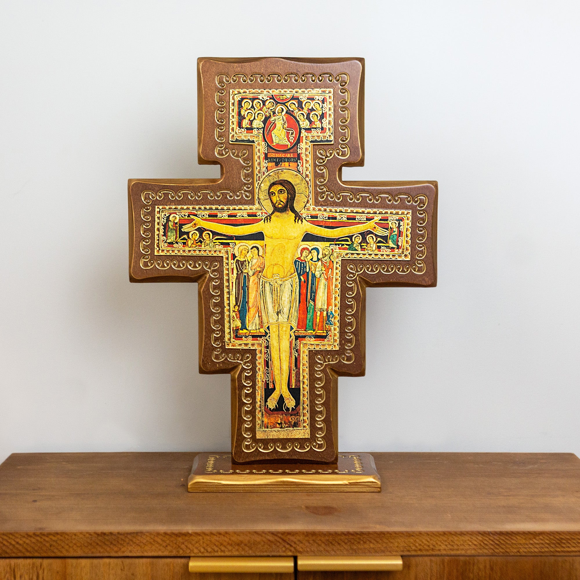 San Damiano Standing Cross | The Catholic Company®