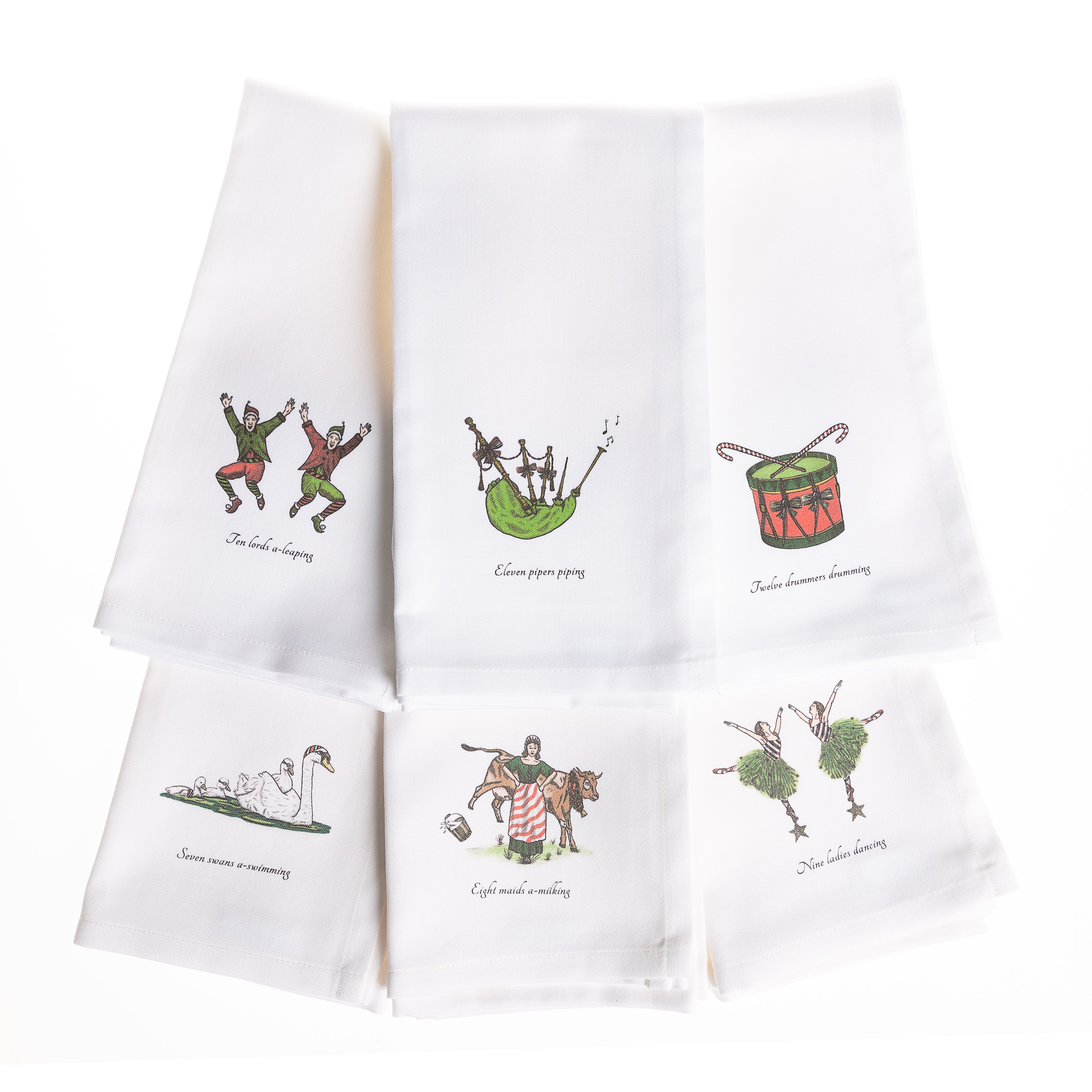 12 Days of Christmas Napkins