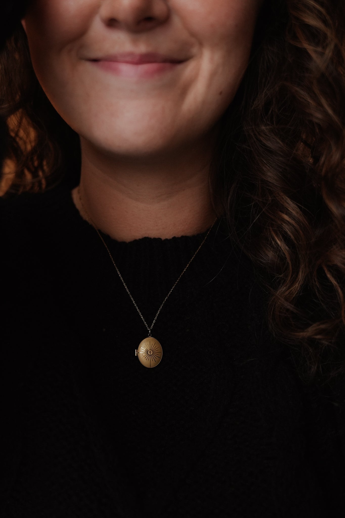 Monstrance Gold Locket