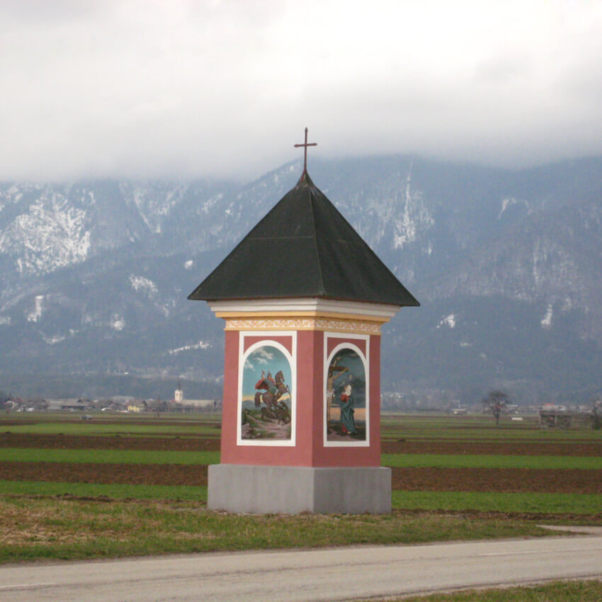 What is a “wayside shrine”?