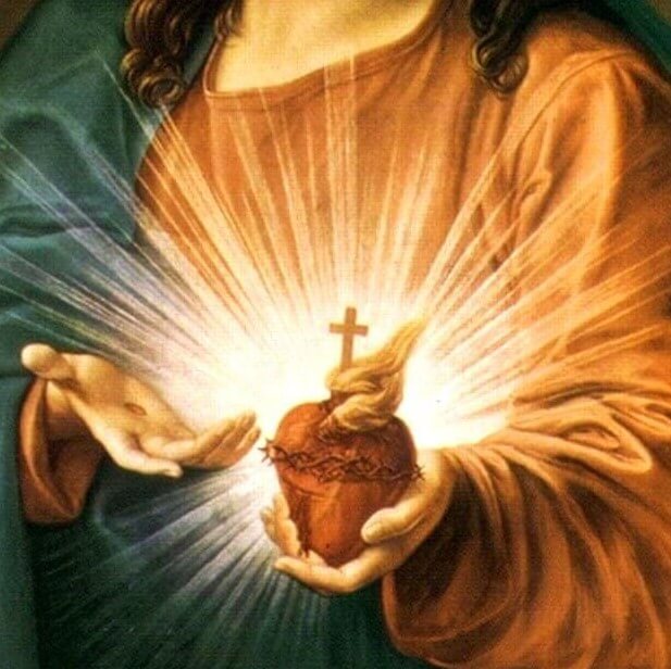 What does the Sacred Heart symbolize?