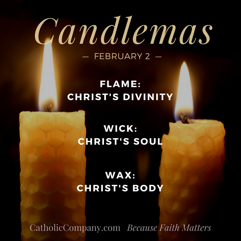 Candlemas traditionally marks the end of Christmas season.
